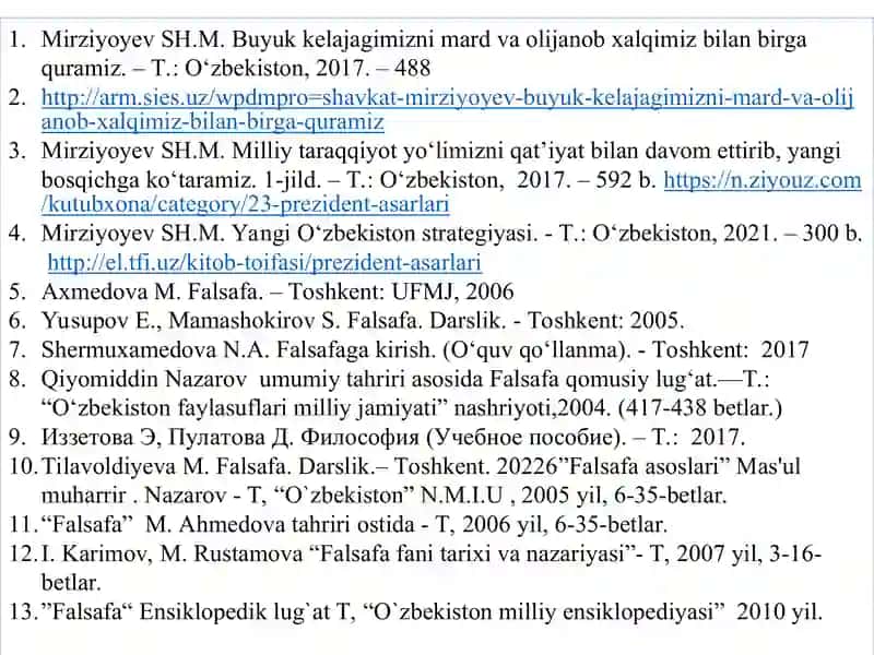 Falsafaning metod, qonun va kategoriyalari 4