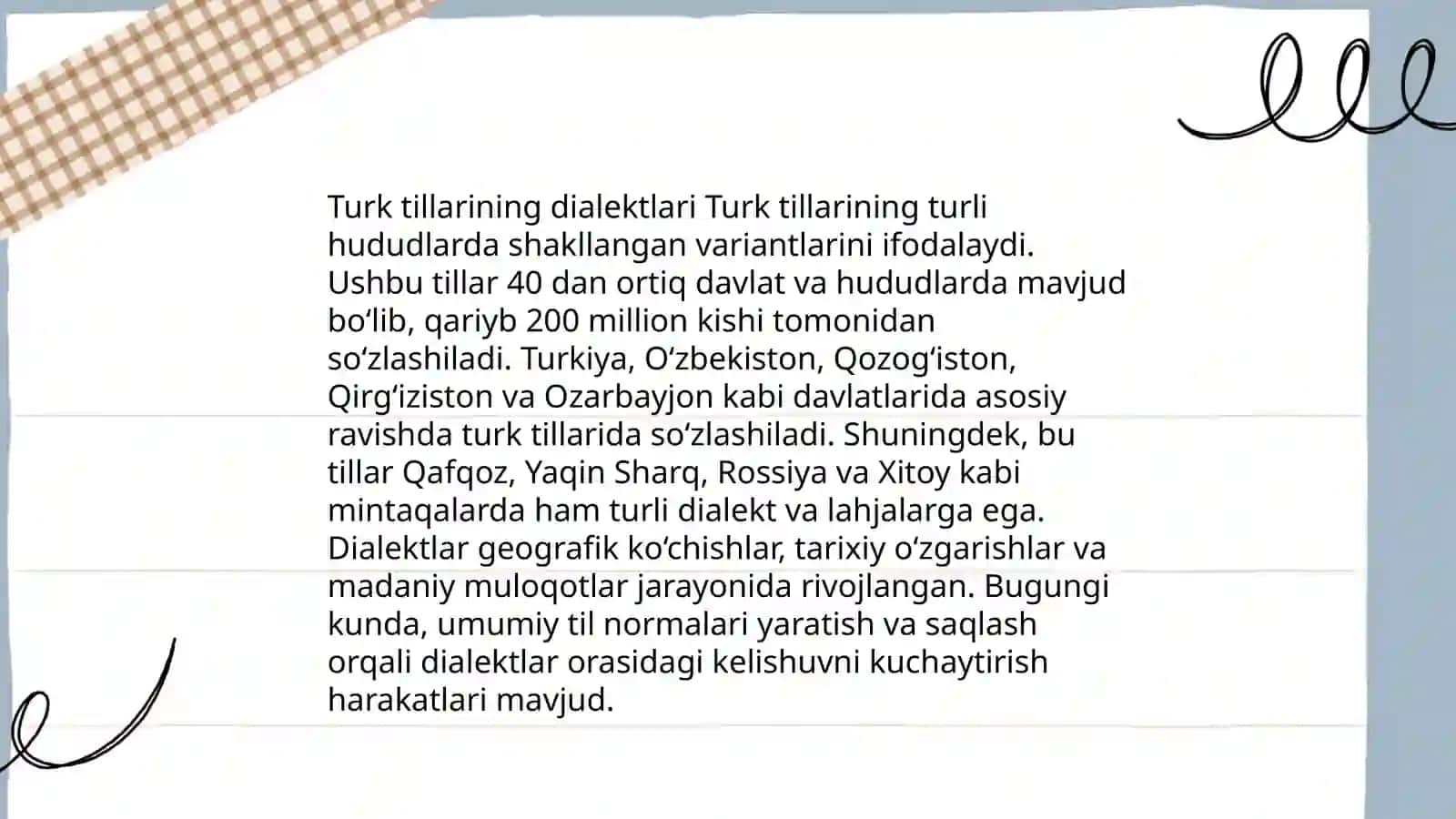 Turk tillar taraqqiyotining umummiy tavsifi 4