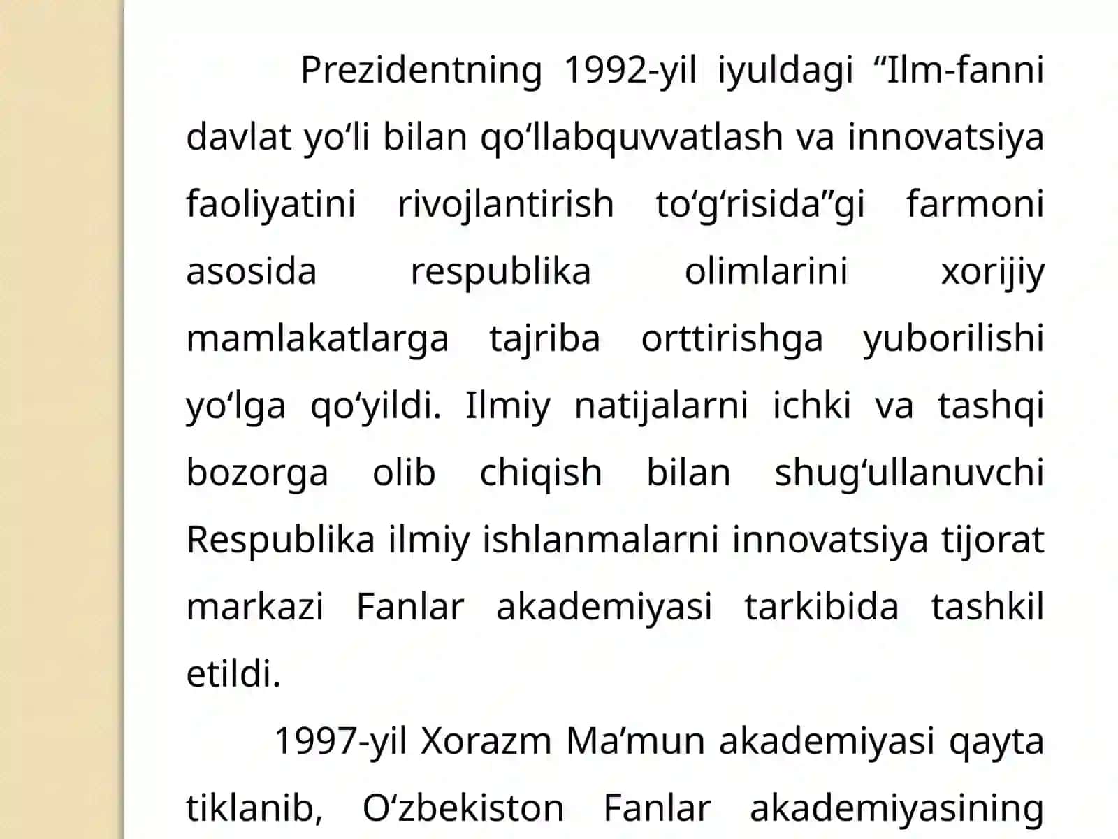 O’zbekiston ilm-fani: yangilanish va yutuqlar 4