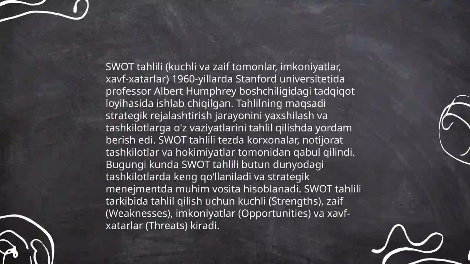 Swot taxlili 4