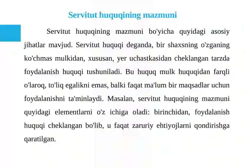 Servitut huquqi 4