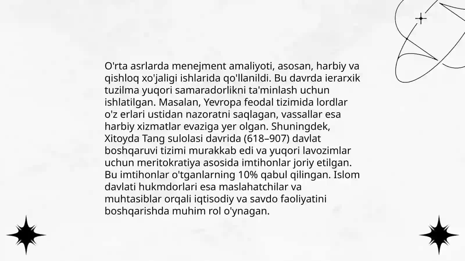Antik davrda menejmentning rivojlanishi 4