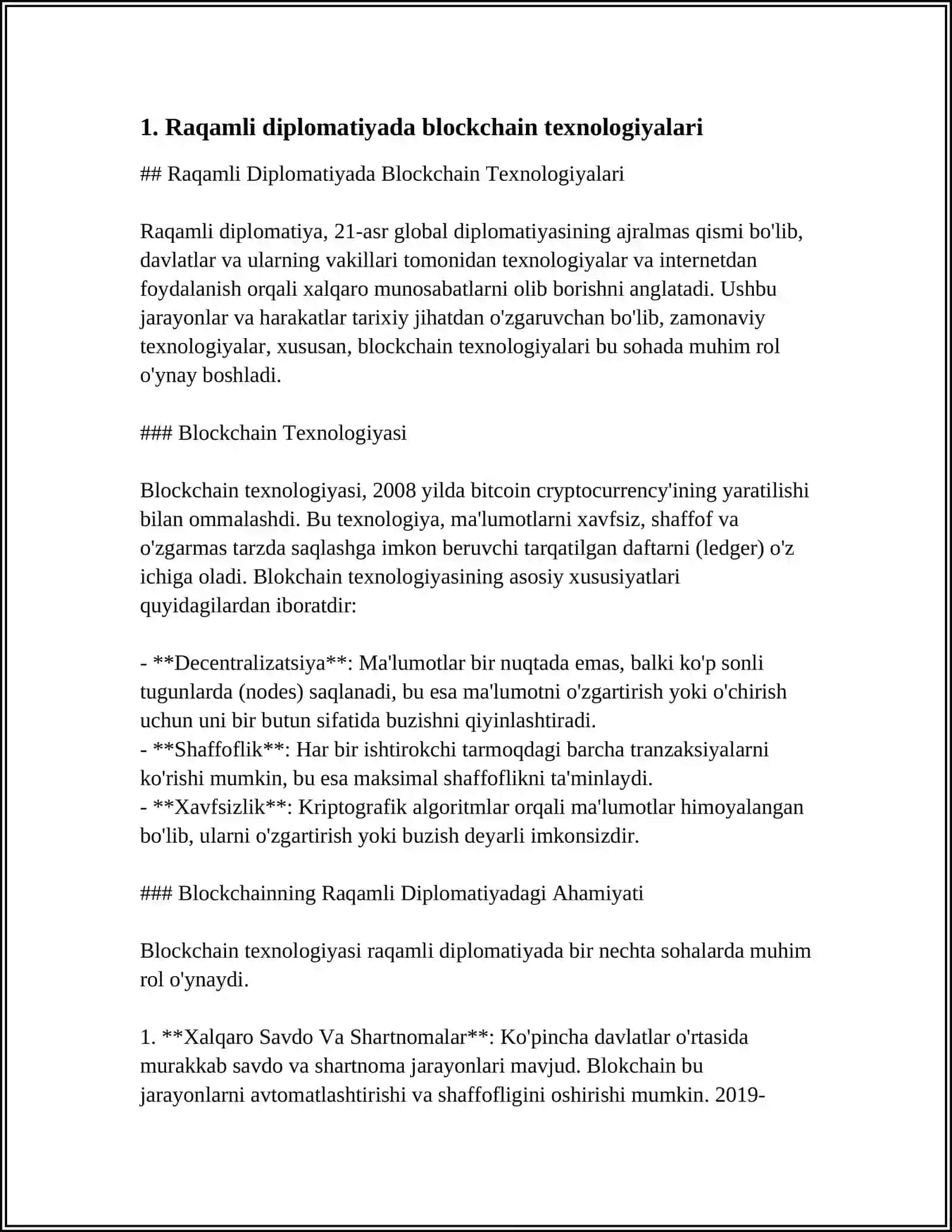 RAQAMLI DIPLOMATIYA 4