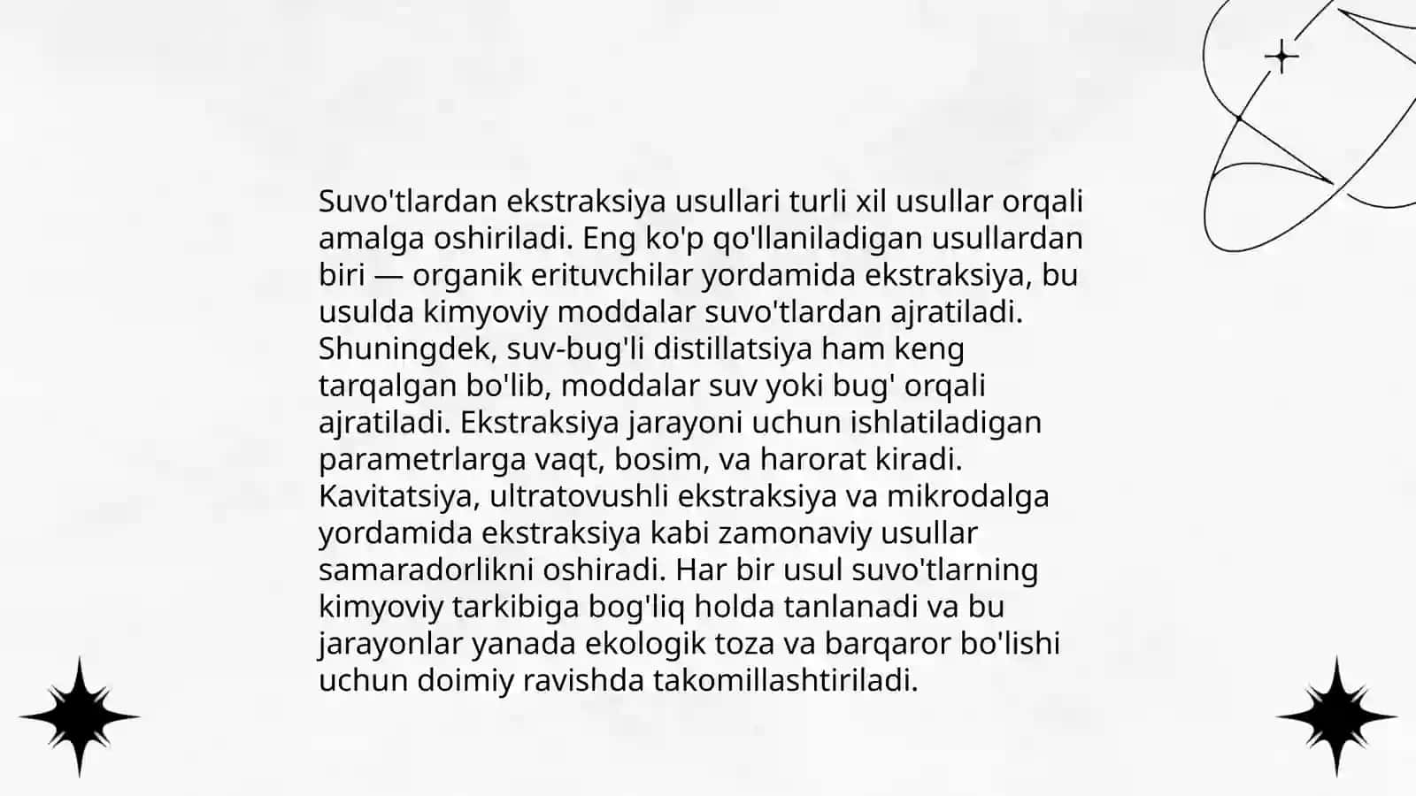Biologik faol moddalarni ajratish usullari 4