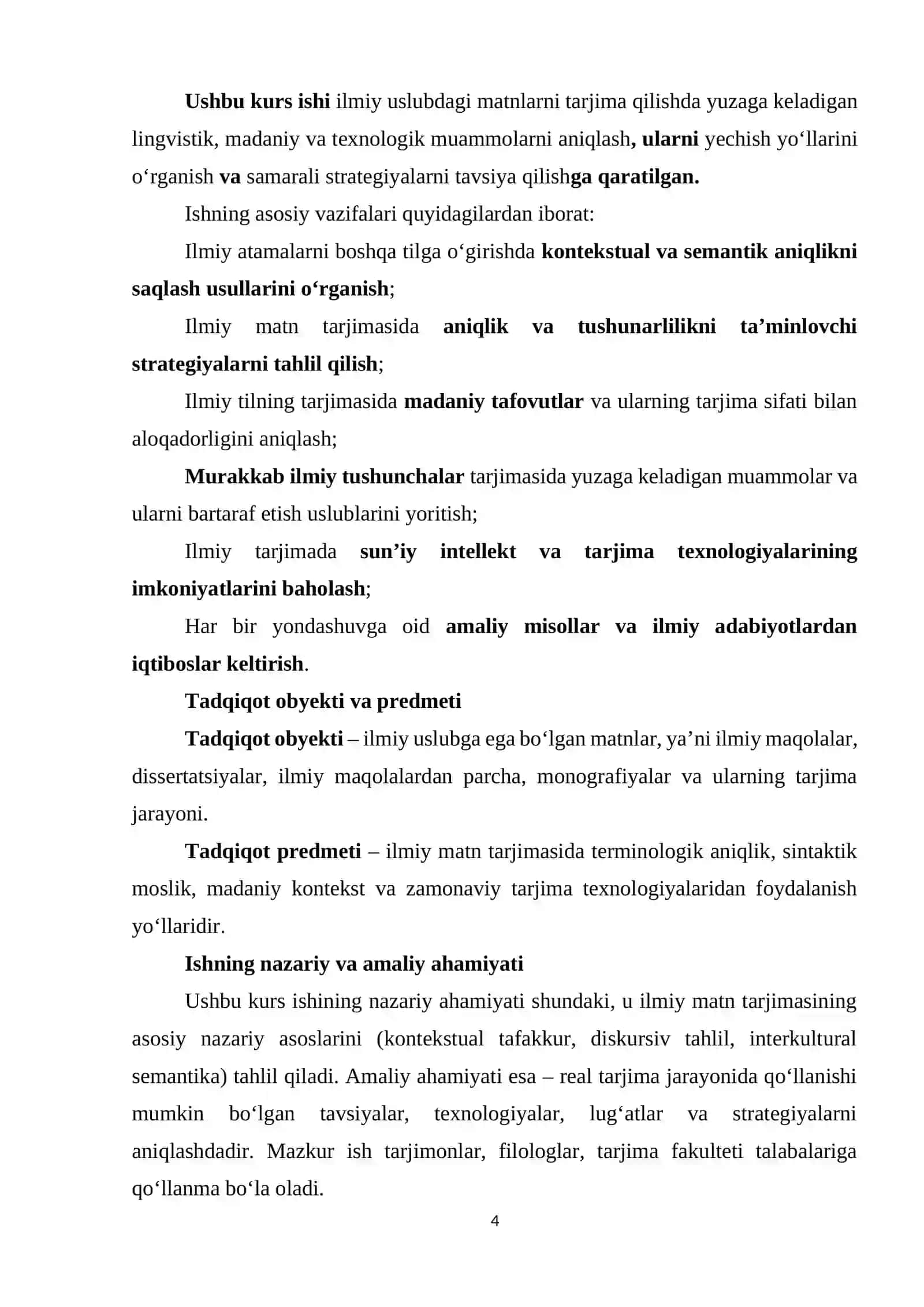 Tarjima nazaryasi va amaliyoti (Ingliz tili) 4