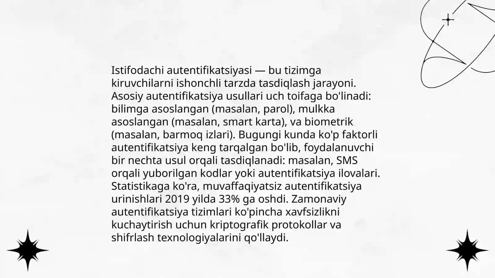 Identifikatsiyaning axborot xavfsizligida ahamiyati 4