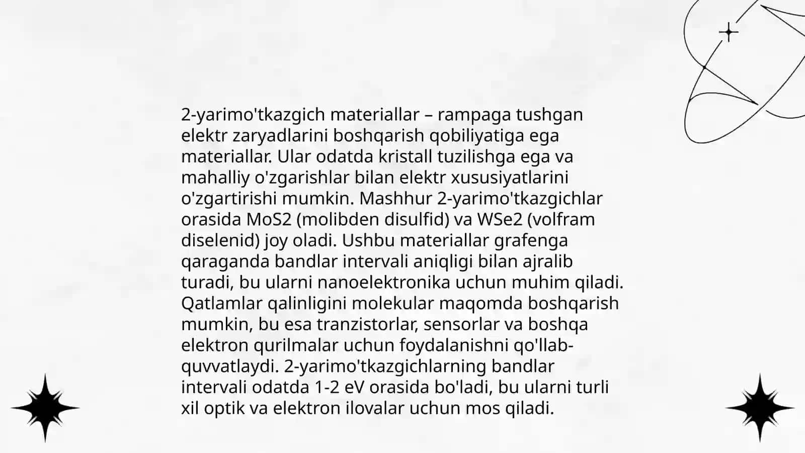 Elektr o'tkazuvchan materiallar 4