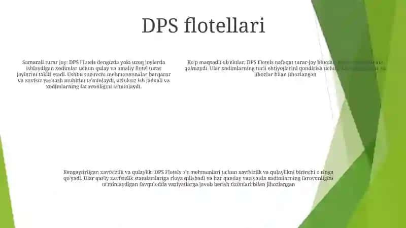 Flotel Mehmonxona Turlari 4