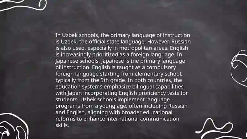 Education in Uzbekistan and Japan 4