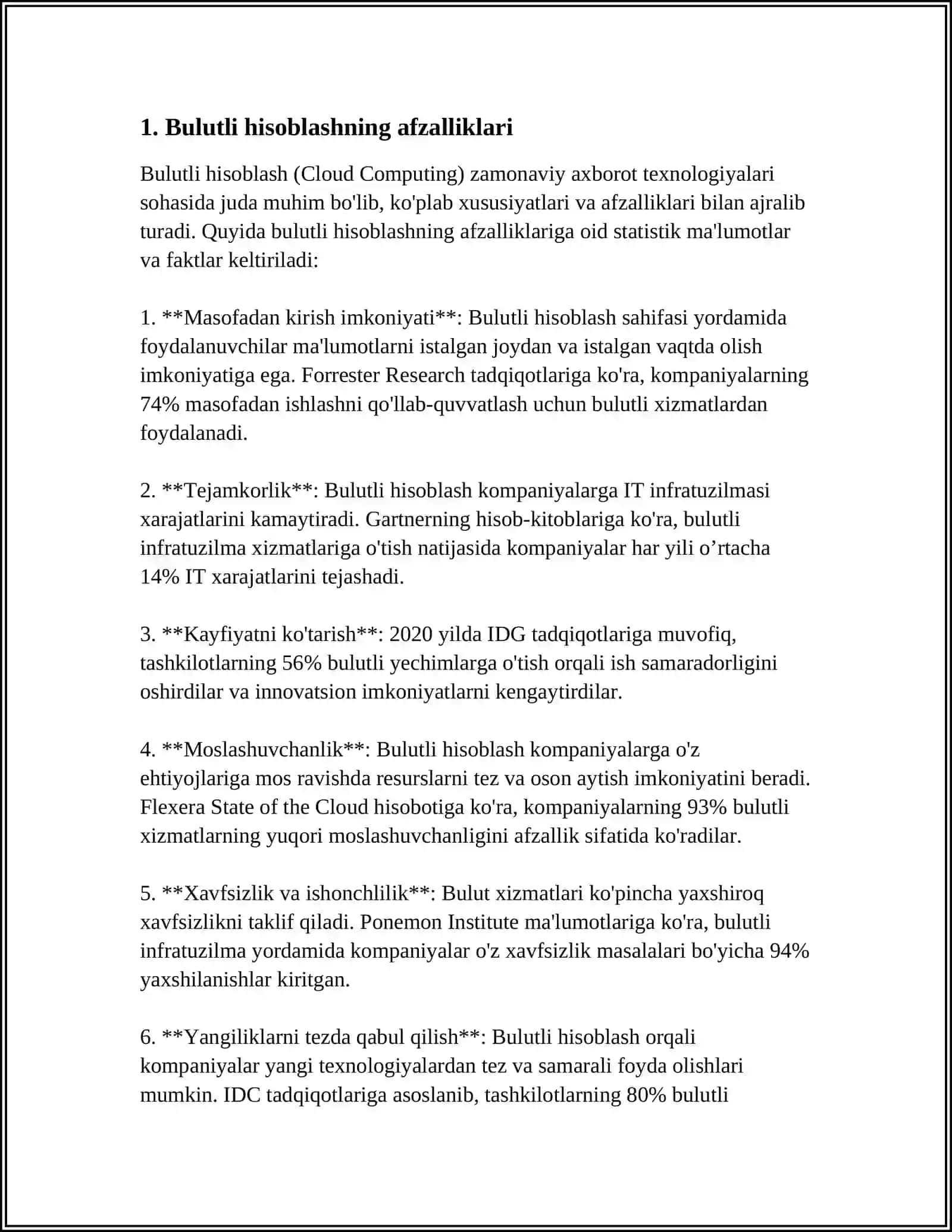 XODIMLARNI BOSHQARISHDA BULUTLI TEXNOLOGIYALAR 4