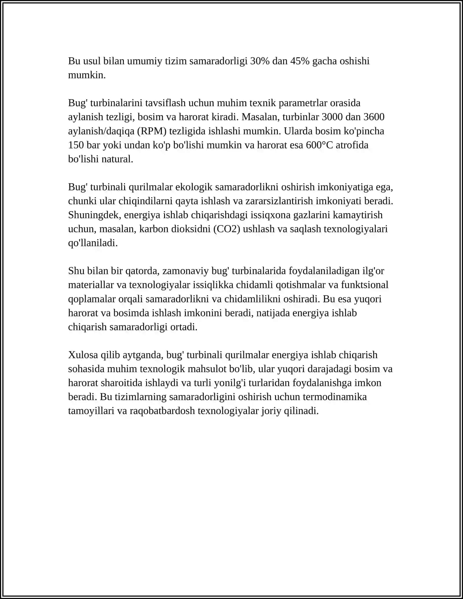 MUSTAQIL ISH Mavzu: BUG’ TURBINALI QURULMALAR 4