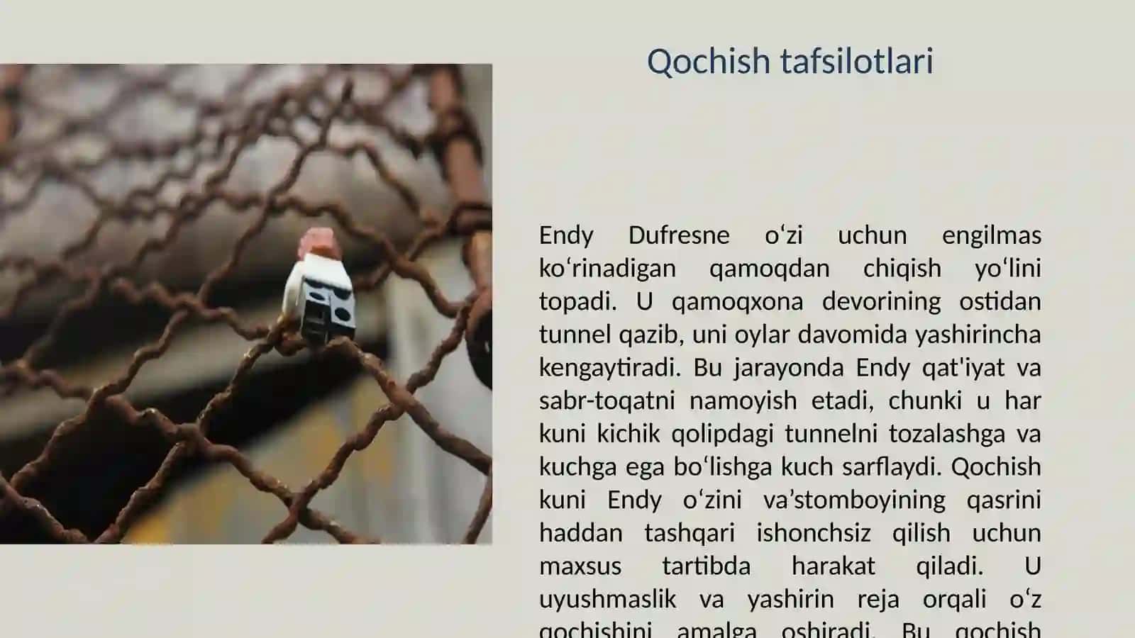 SHOUSHENKDAN QOCHISH KINOSI HAQIDA 4