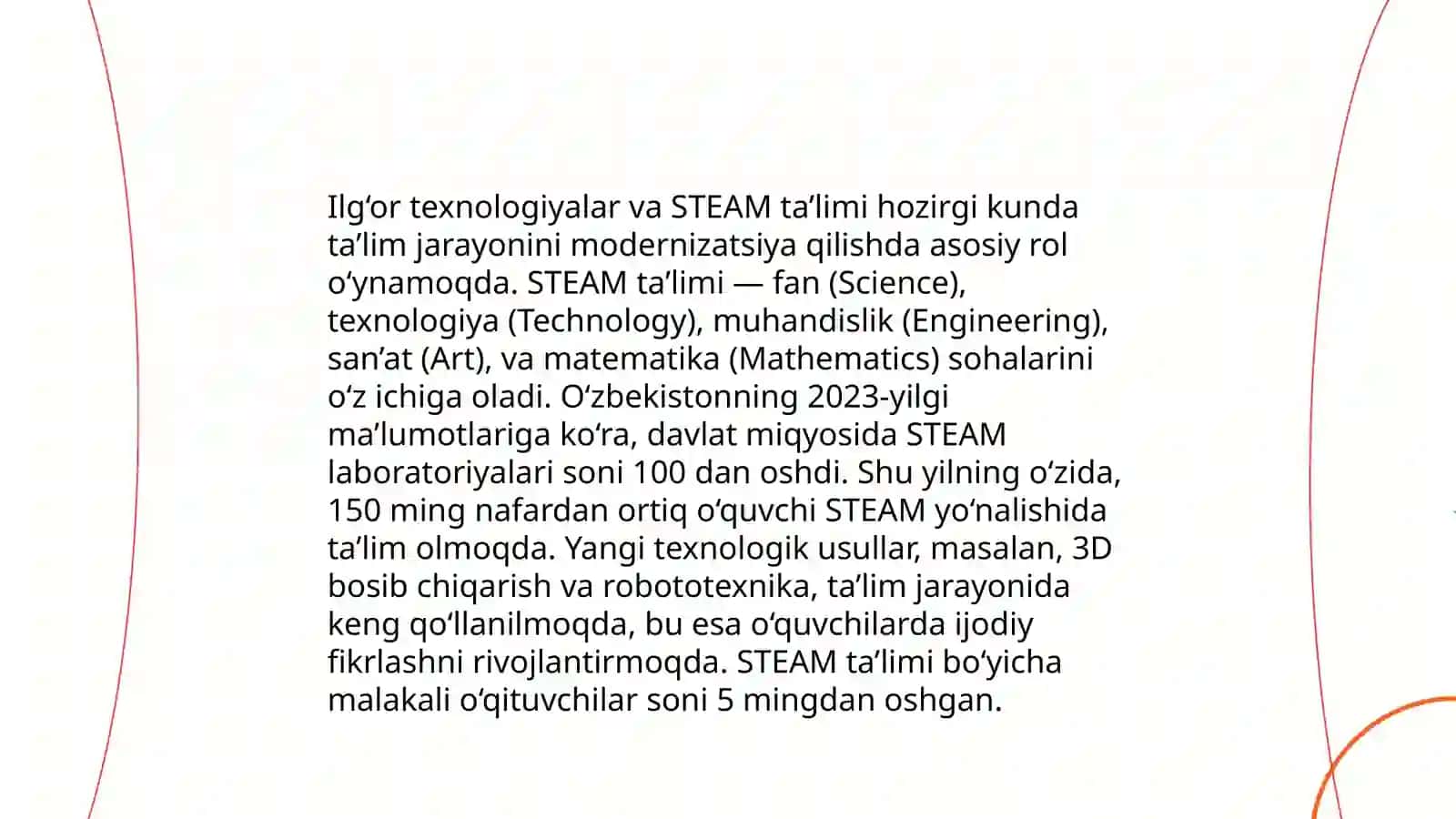 STEAM taʼlim haqida 4