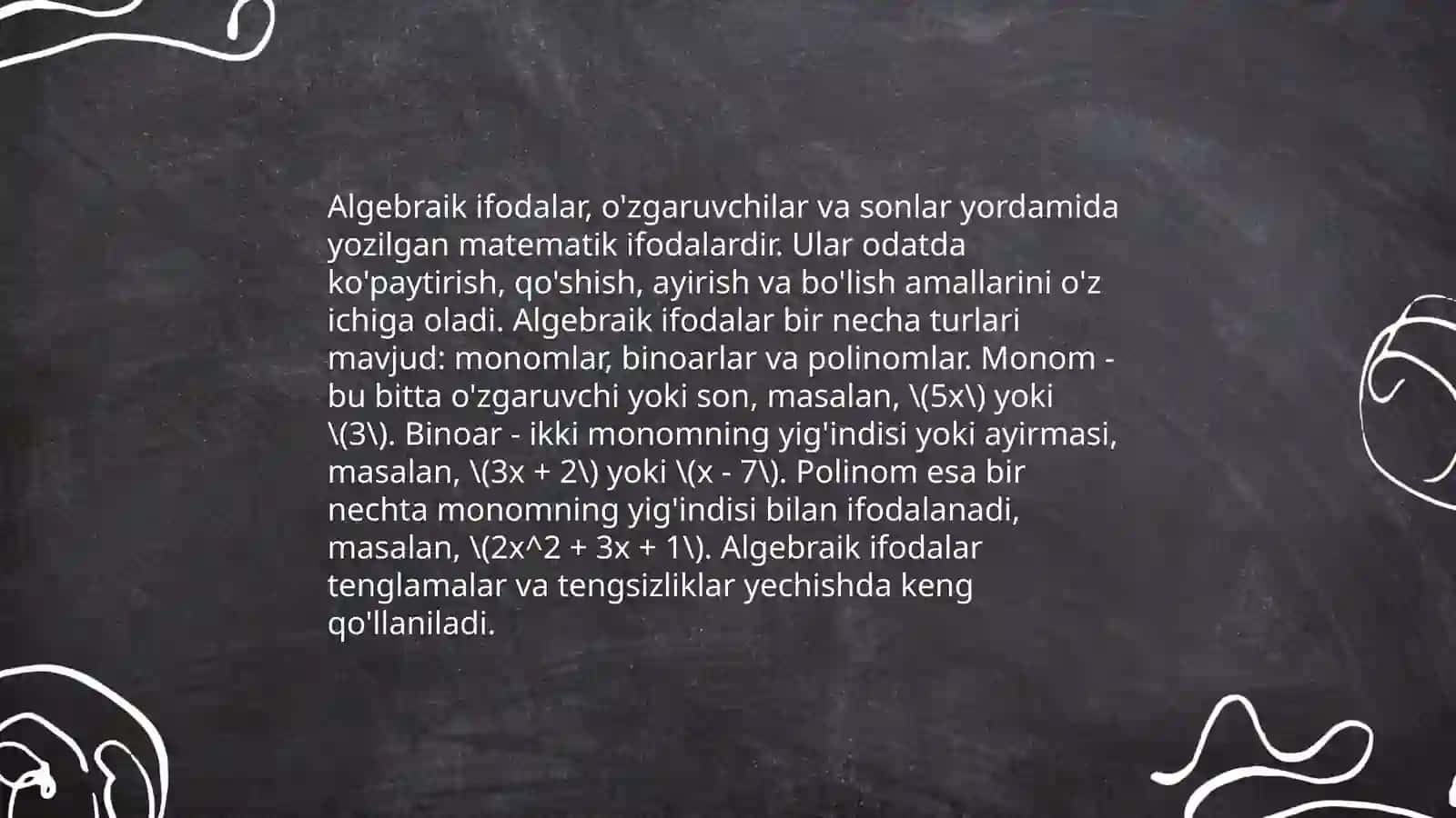 Matematik tushunchalarni shakllantirish manbalari 4