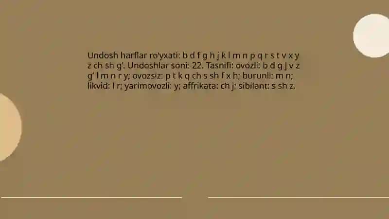 Unli va undoshlar imlosi 4