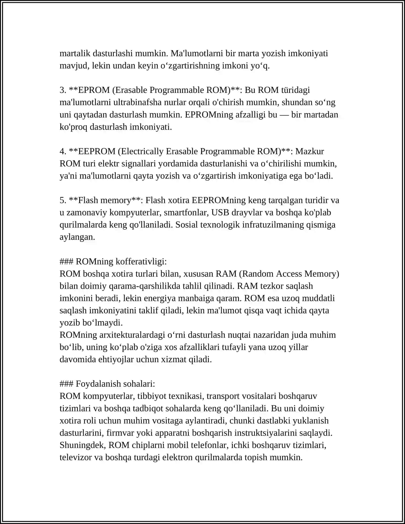 ROM TUSHUNCHASI 4