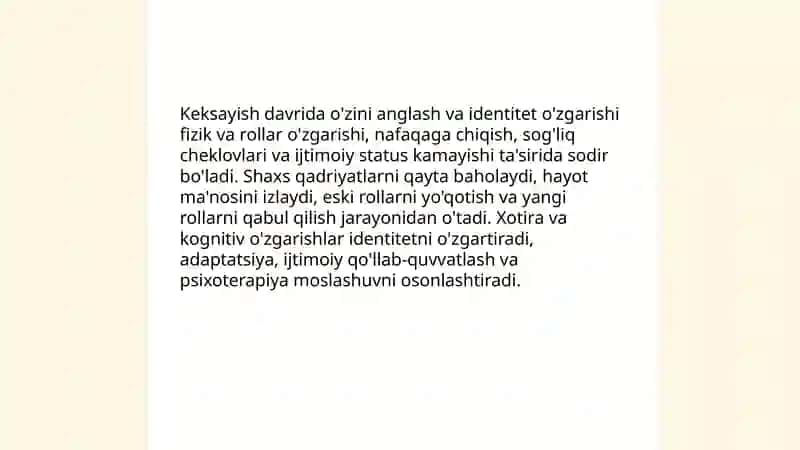 Munavvarning rivojlanish psixologiyasi 4