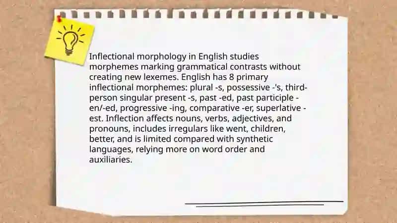 English Morphology 4