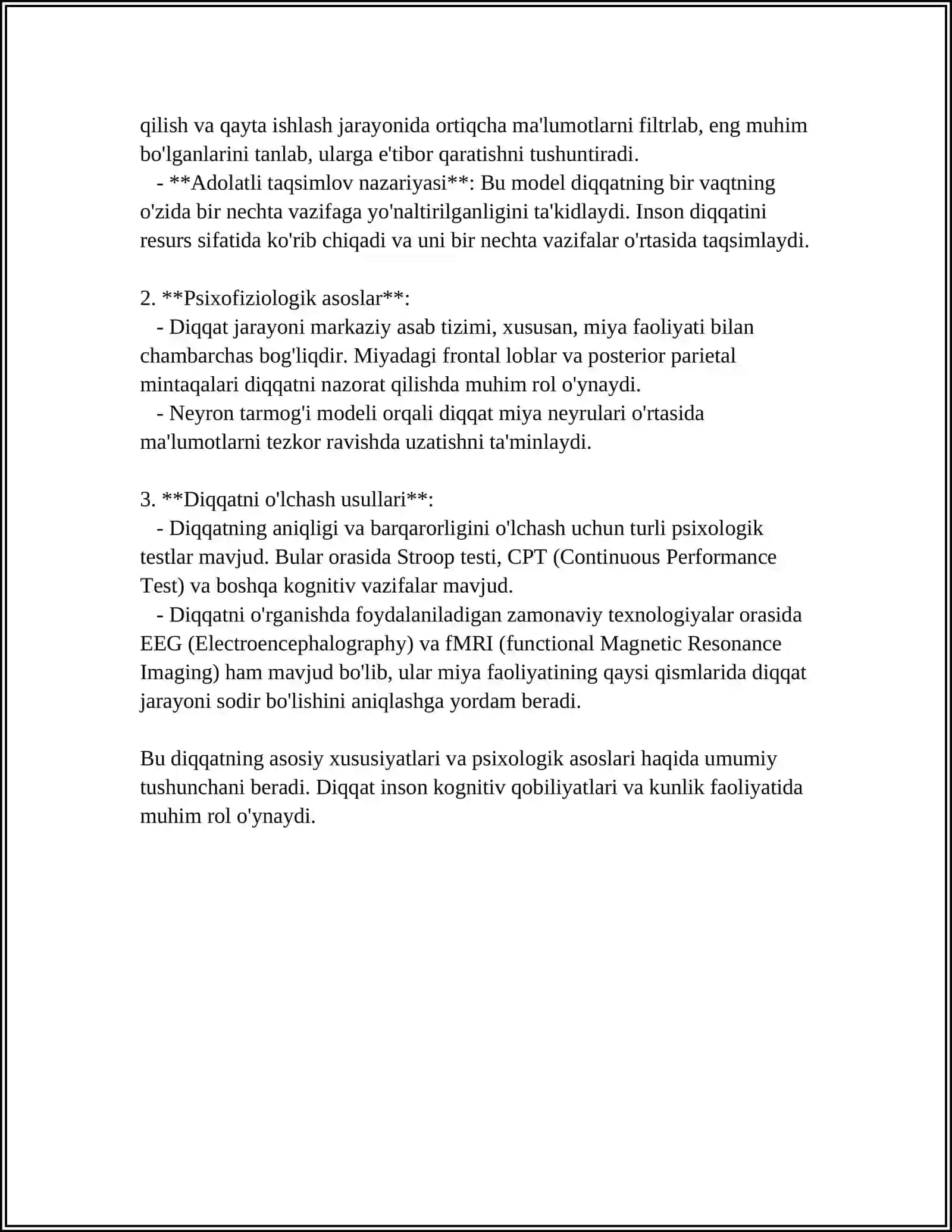 DIQQATNING PSIXOLOGIK JIHATALRI 4