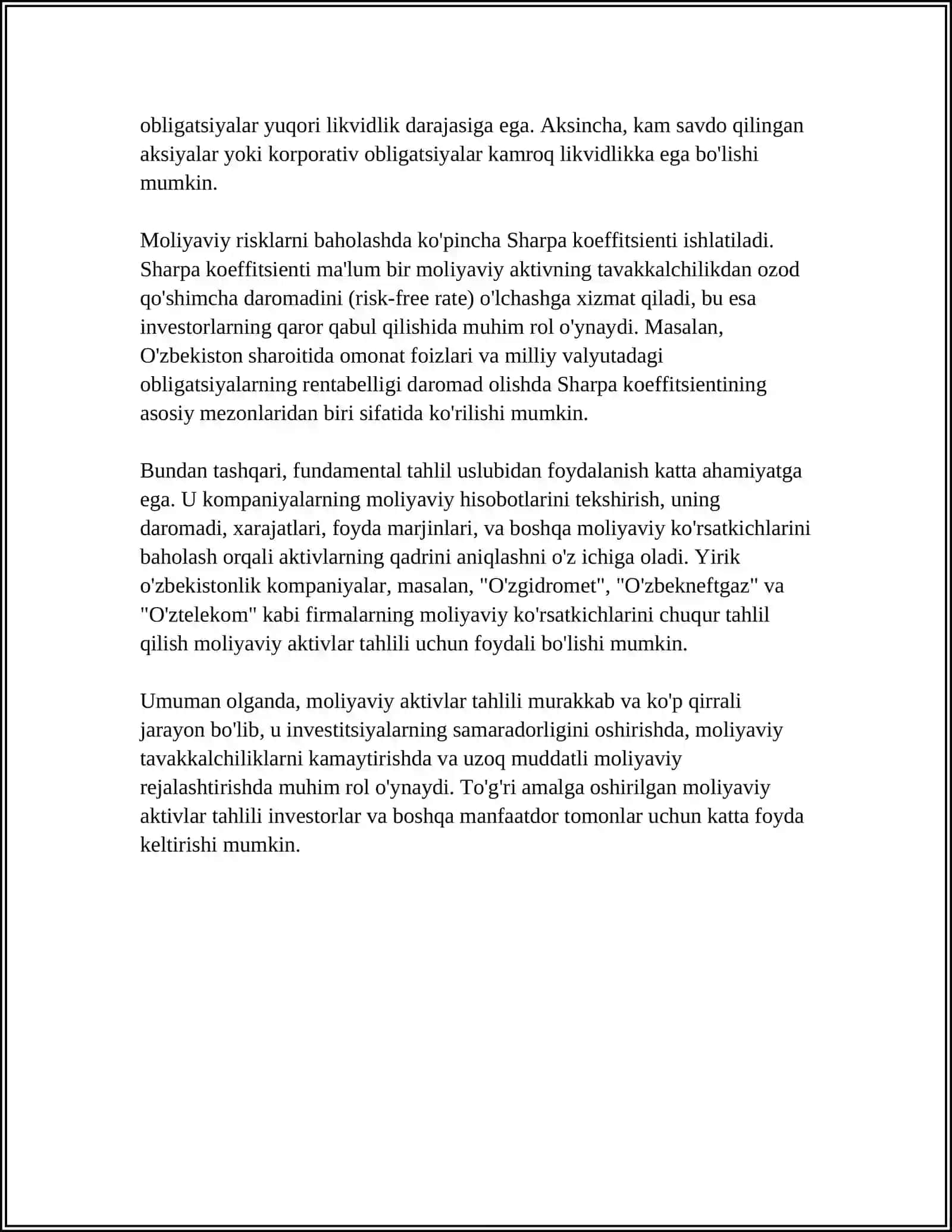 SOF AKTIVLAR TAHLILI 4
