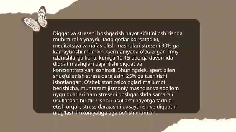 Diqqatni jamlash usullari 4