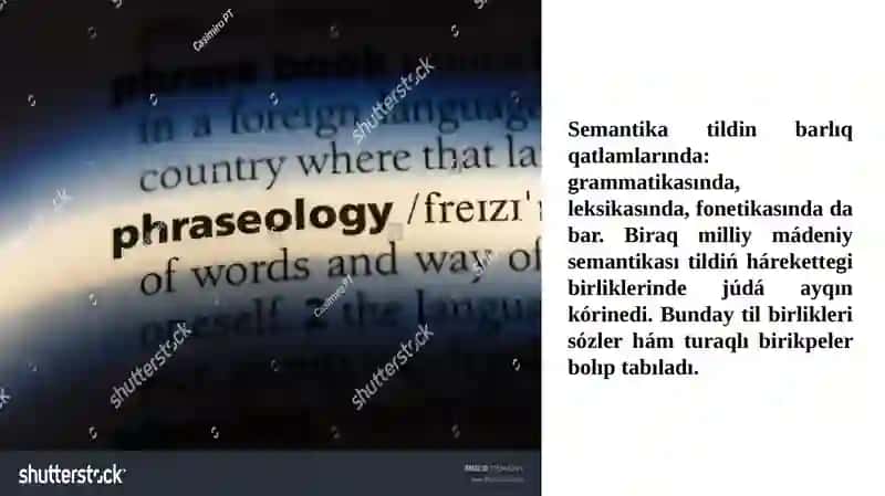 A`meliy frazologiya otlesiw 4