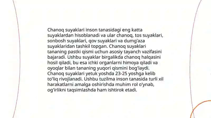 Chanoq kamari suyaklarining birlashuvi 4