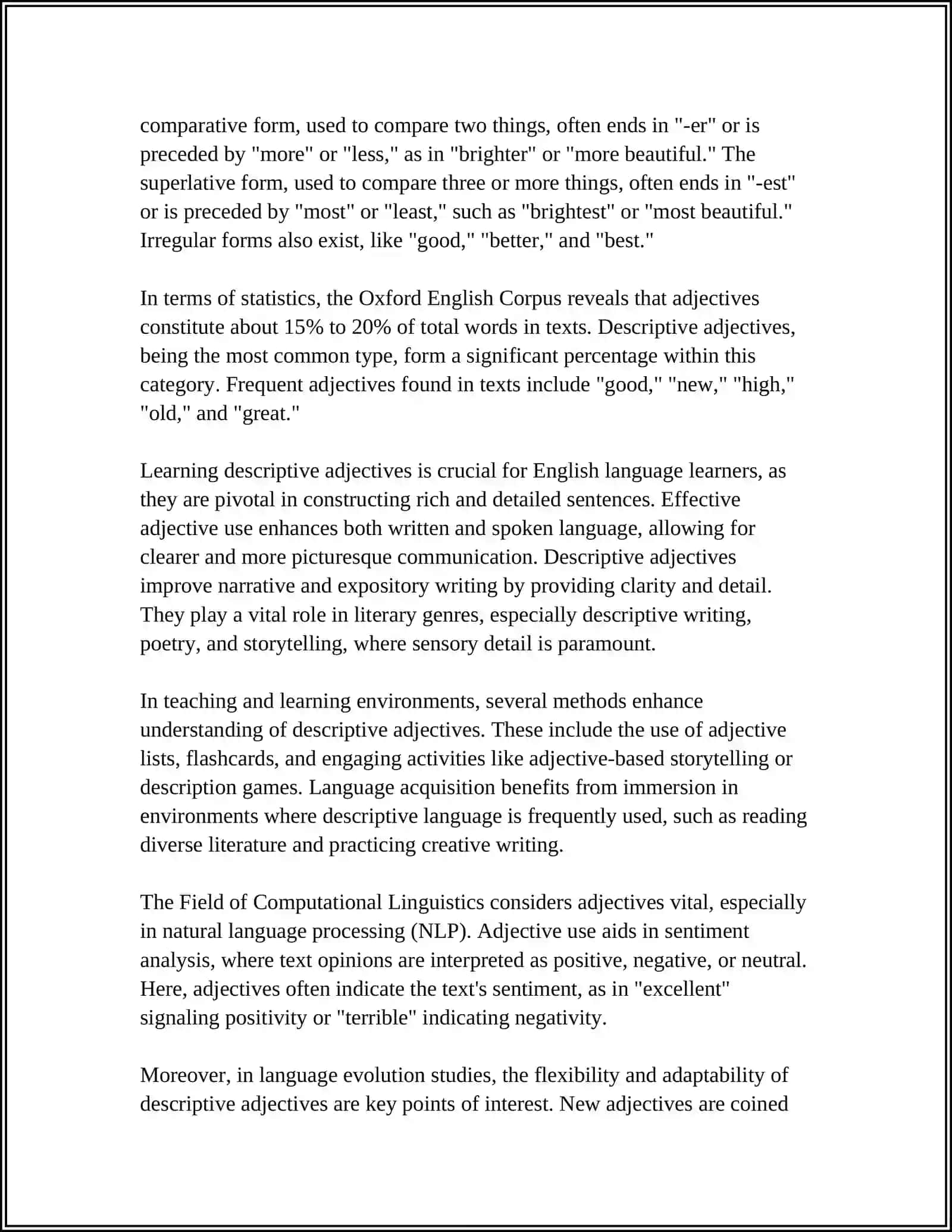 THE ORDER OF ADJECTIVES 4