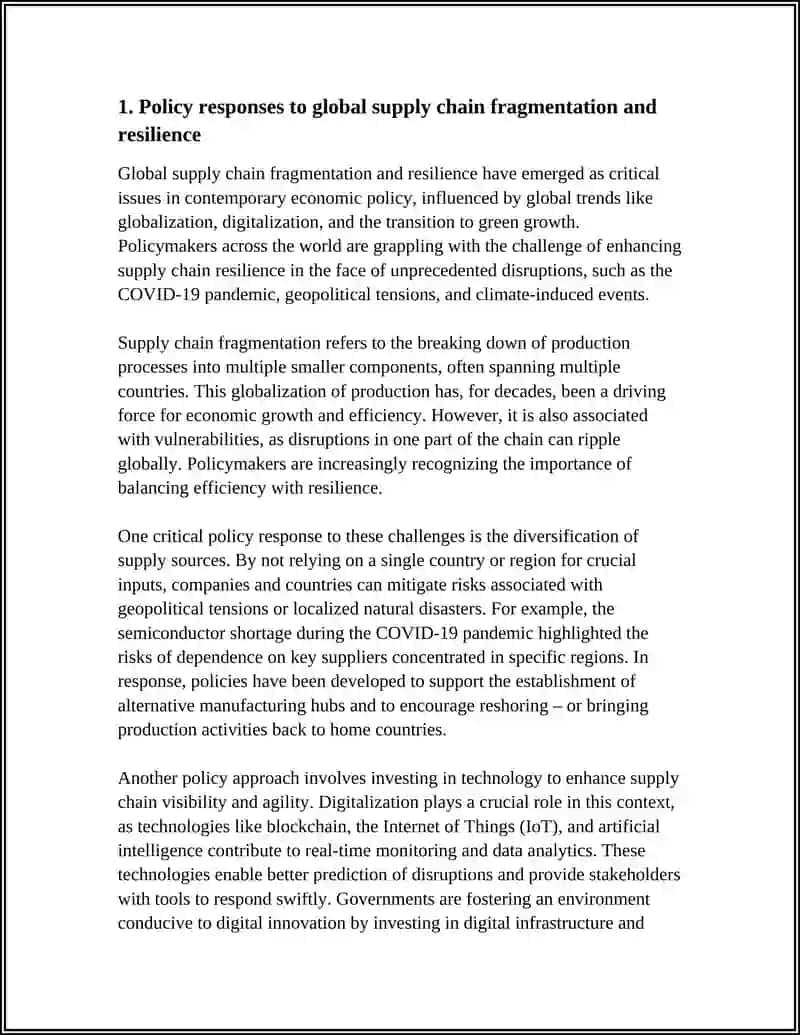 MUSTAQIL ISH - Theme: CONTEMPORARY CHALLENGES AND TRANSFORMATIVE TRENDS IN SHAPING MODERN ECONOMIC POLICY 4