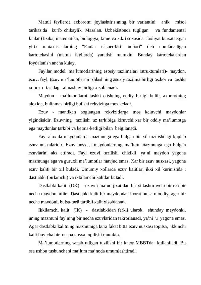 Ma’lumotlar bazasi 4