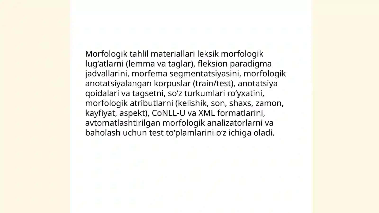 Lingvistik tahlil medlar 4