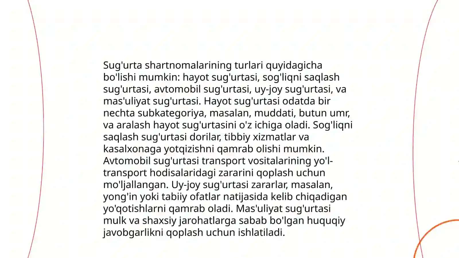 Mol-mulk sug'urtasining huquqiy asoslari 4