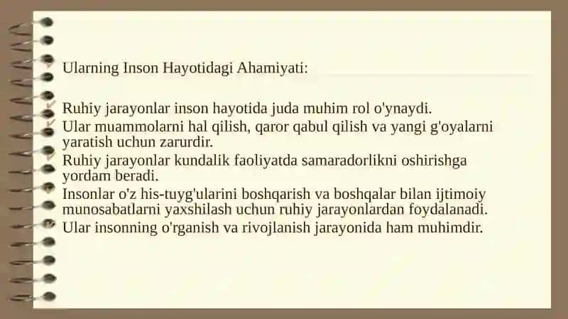 Ruhiy jarayonlar 4