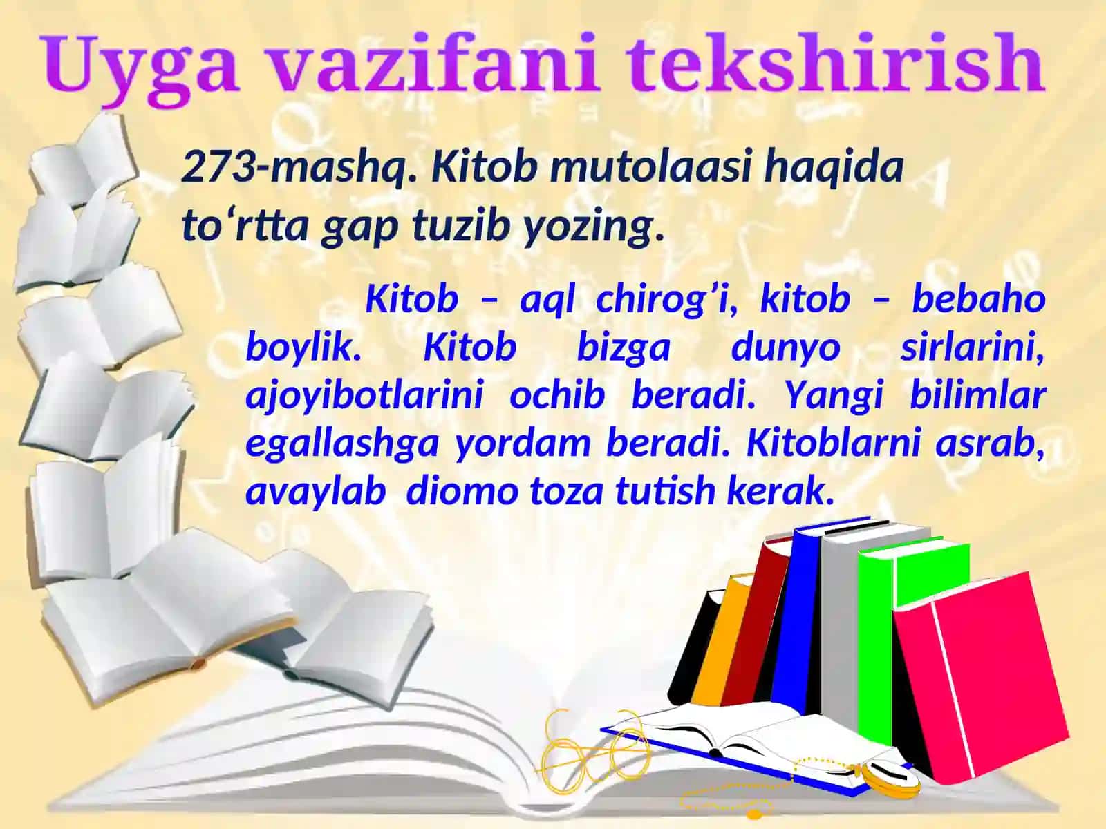 2-sinflar uchun ona tili fanidan 4