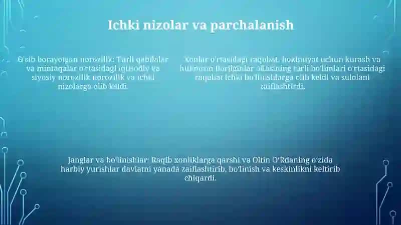Oltin OʻRda Davlati 4