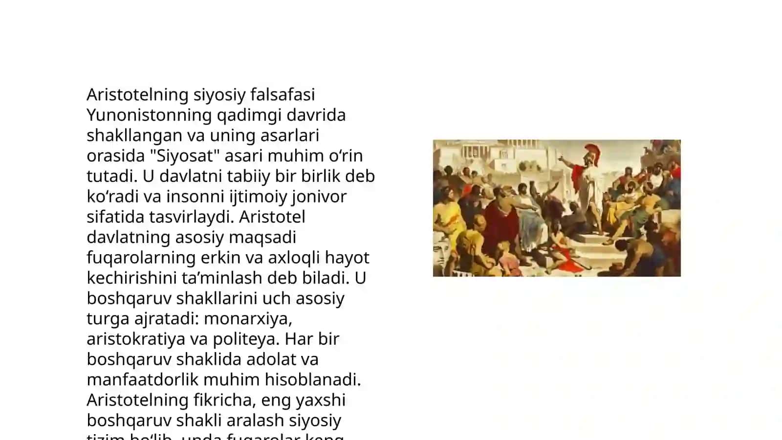 Qadimgi Yunoniston va Rimdagi siyosiy fikrlar 4