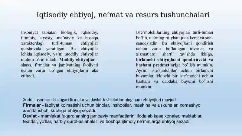 Iqtisodiy bazis tushunchalar 4