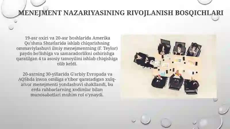 Zamonaviy menejment nazariyalari 4