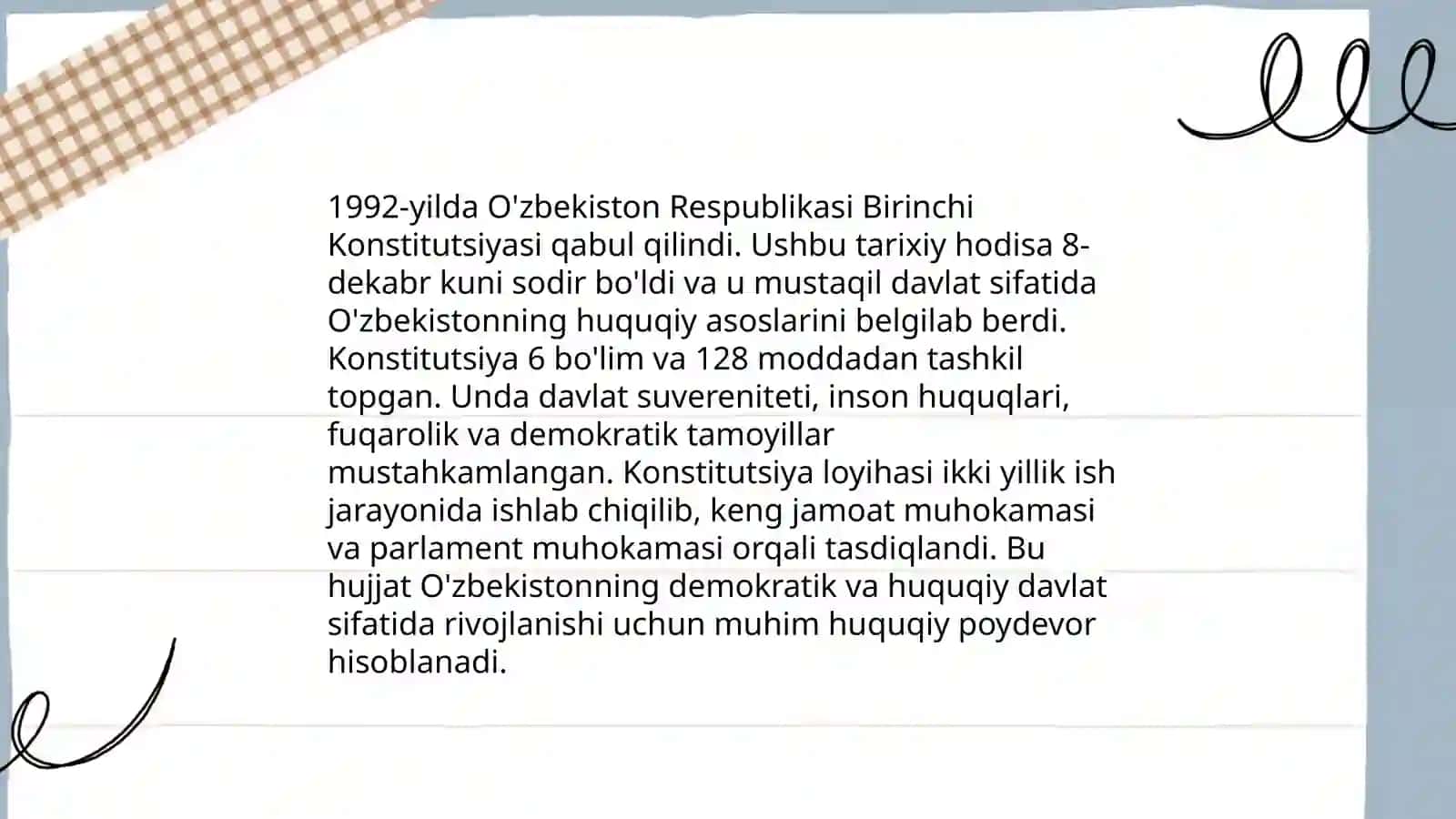 O'zbekiston konstitutsiyaviy tarraqqiyotining asosiy bosqichlari 4