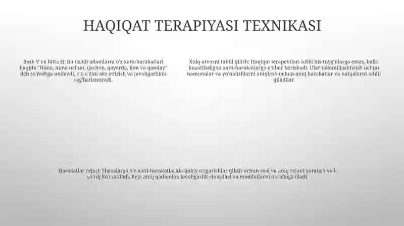 Reallik Terapiyasi 4
