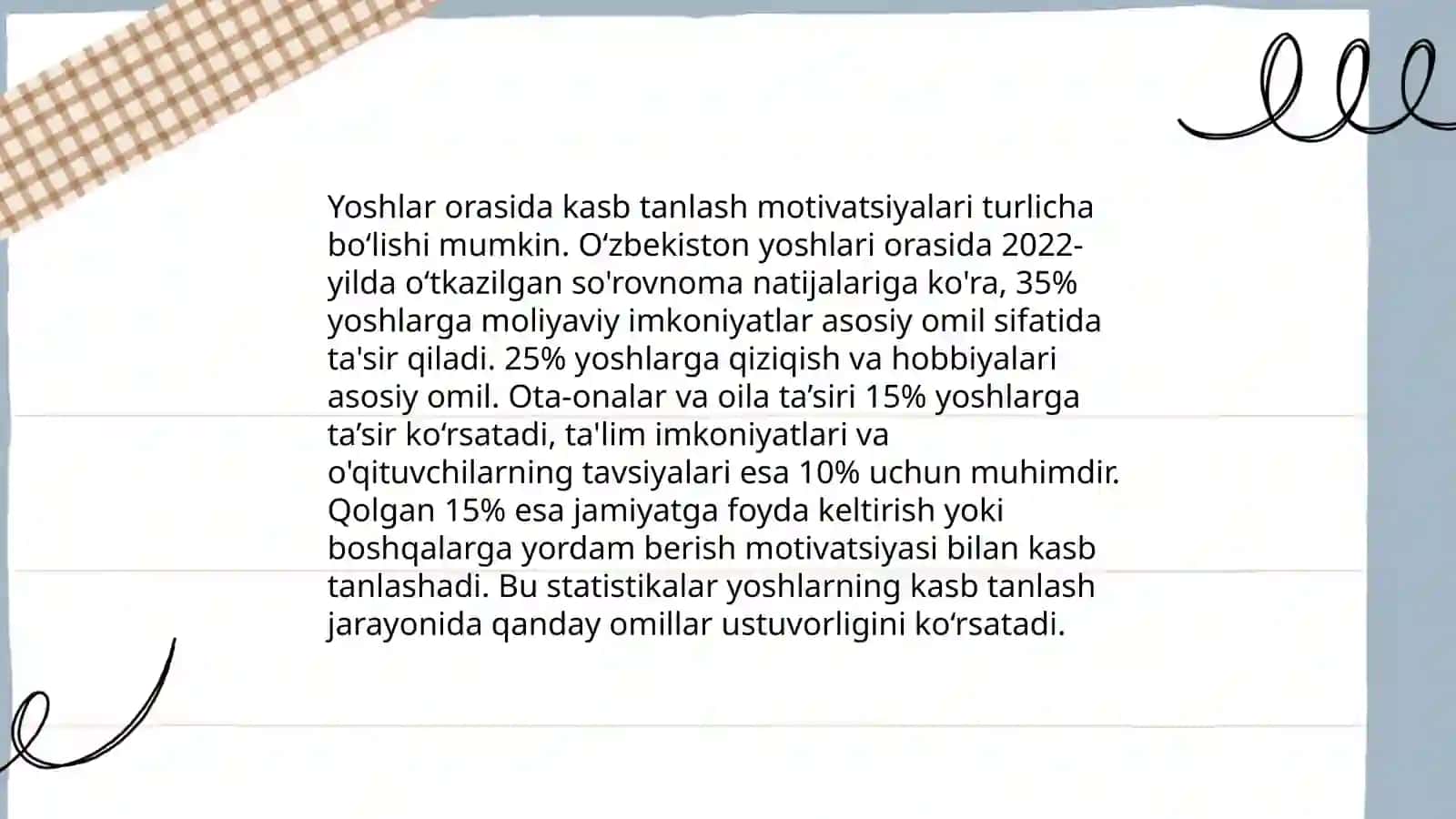 Kasb-hunarga yoʻnaltirish ishi 4