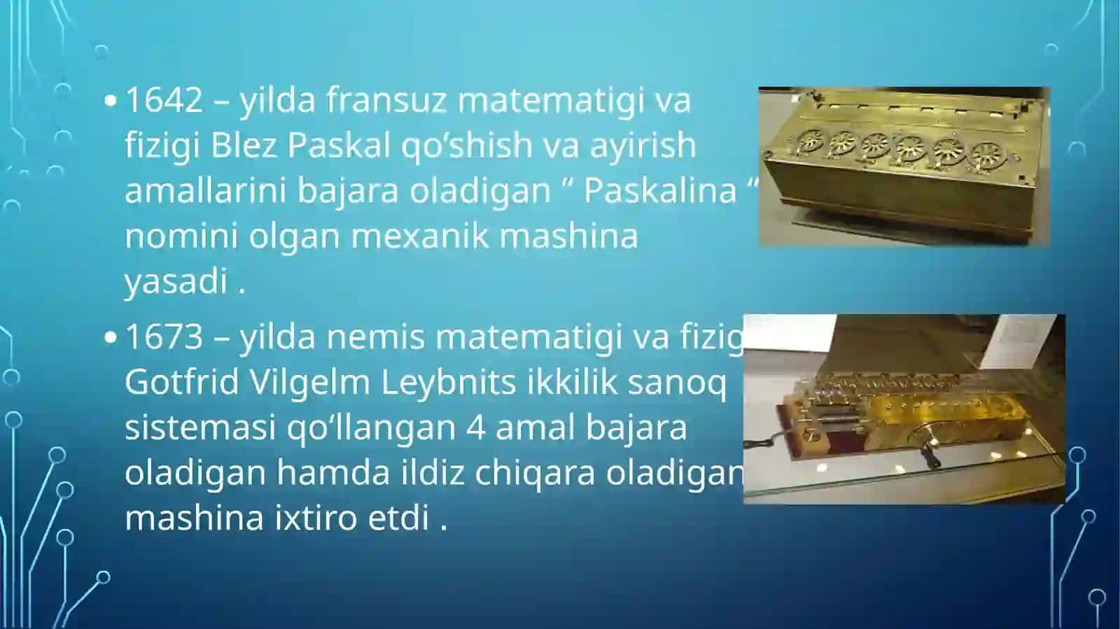 Hisoblashtexnikasingirivojlanishi va avlodlari 4