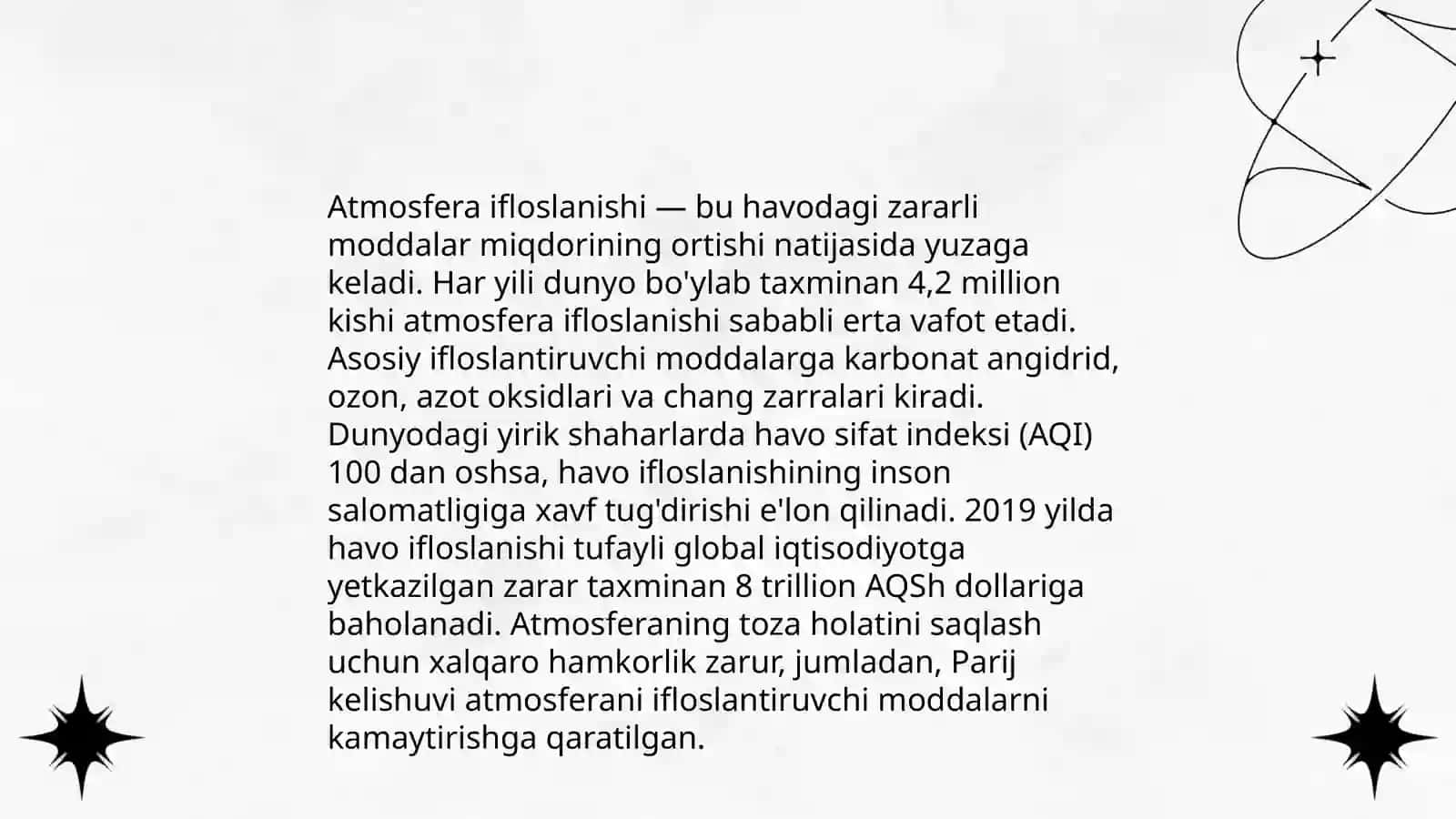 Iqlim o'zgarishi 4