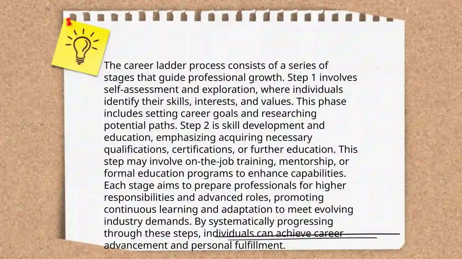 The Career Ladder Process 4