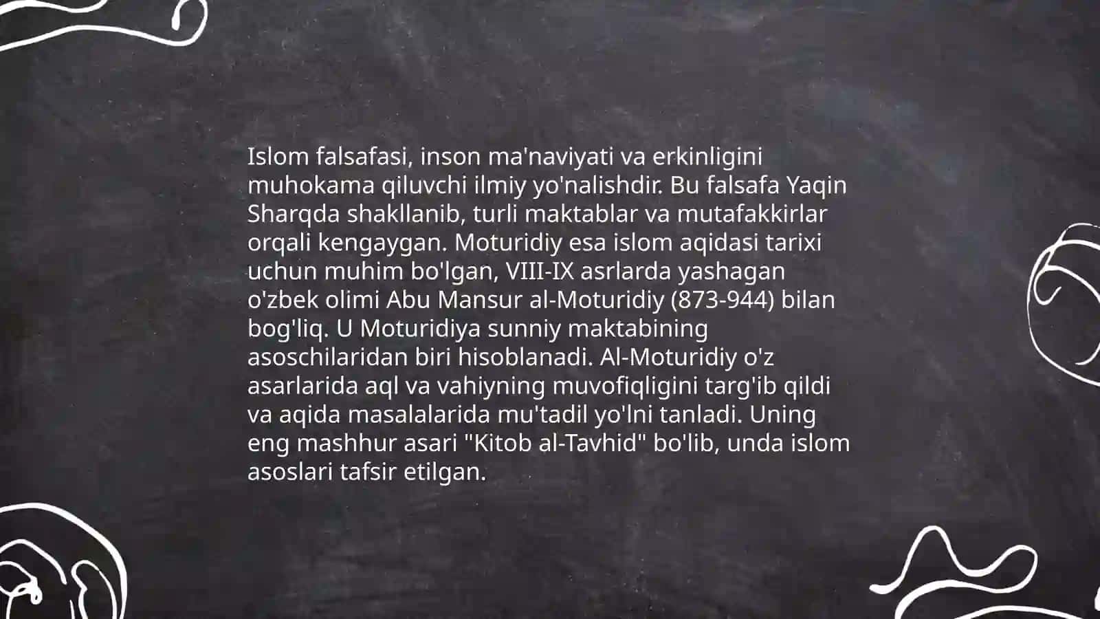 Moturidiy ta'limoti 4