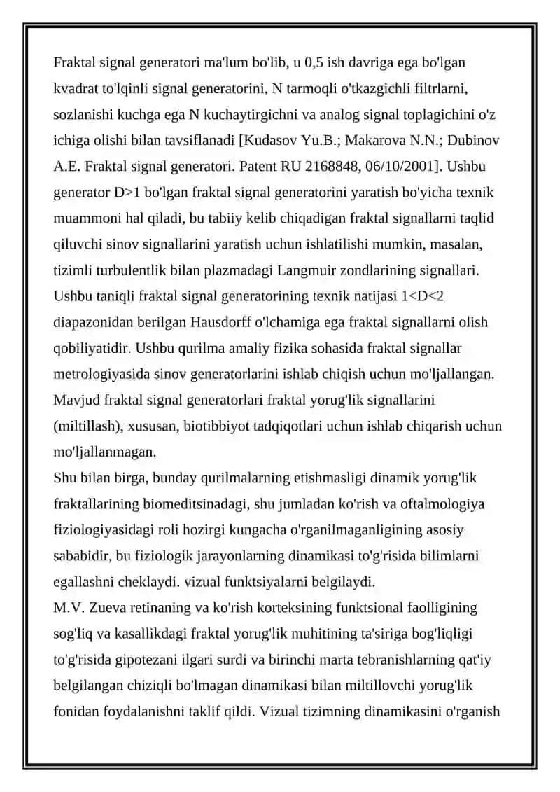 GENERATORLI VA PARAMETRLI BIOLOGIK TADQIQOT DATCHIKLARI 4