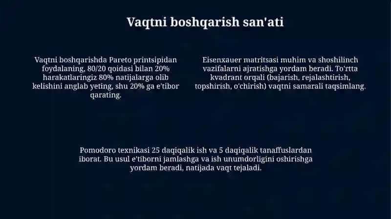 SMART maqsadlari 4