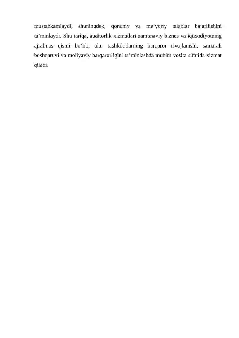 Auditorlik tashkilotlarining professional xizmatlari 4