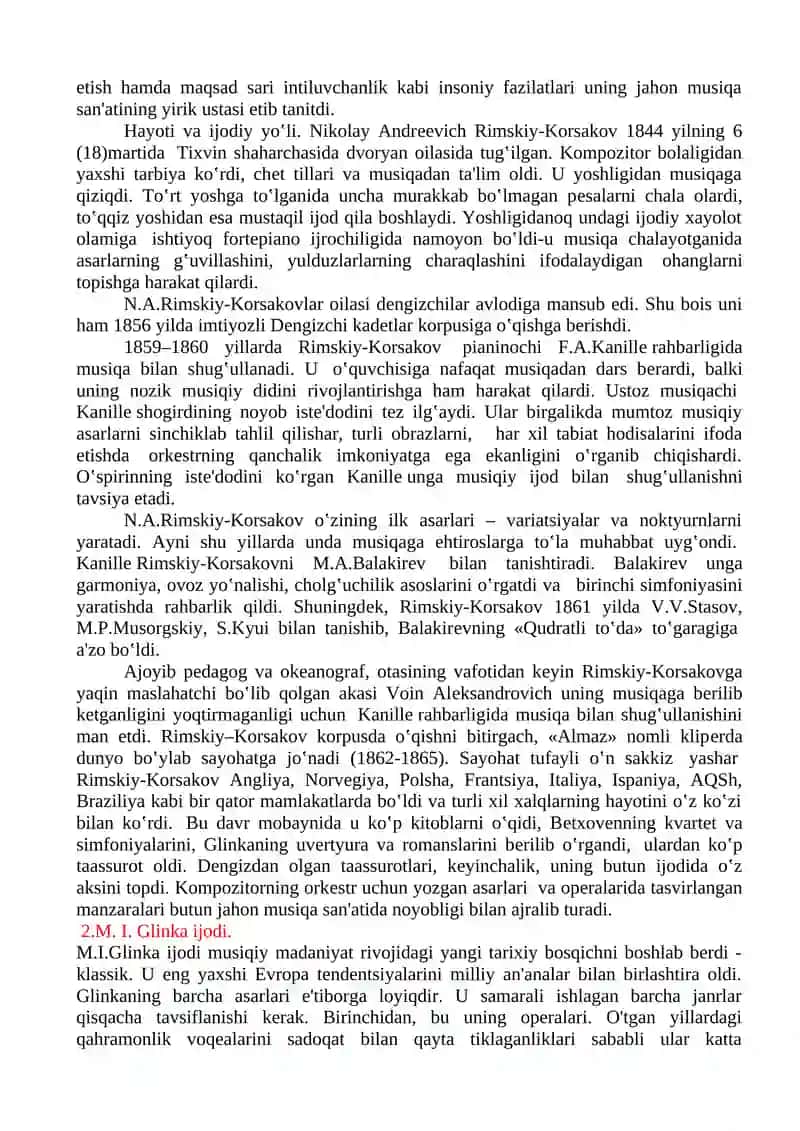 XIX asrning 2 yarmidagi rus musiqa madaniyati 4