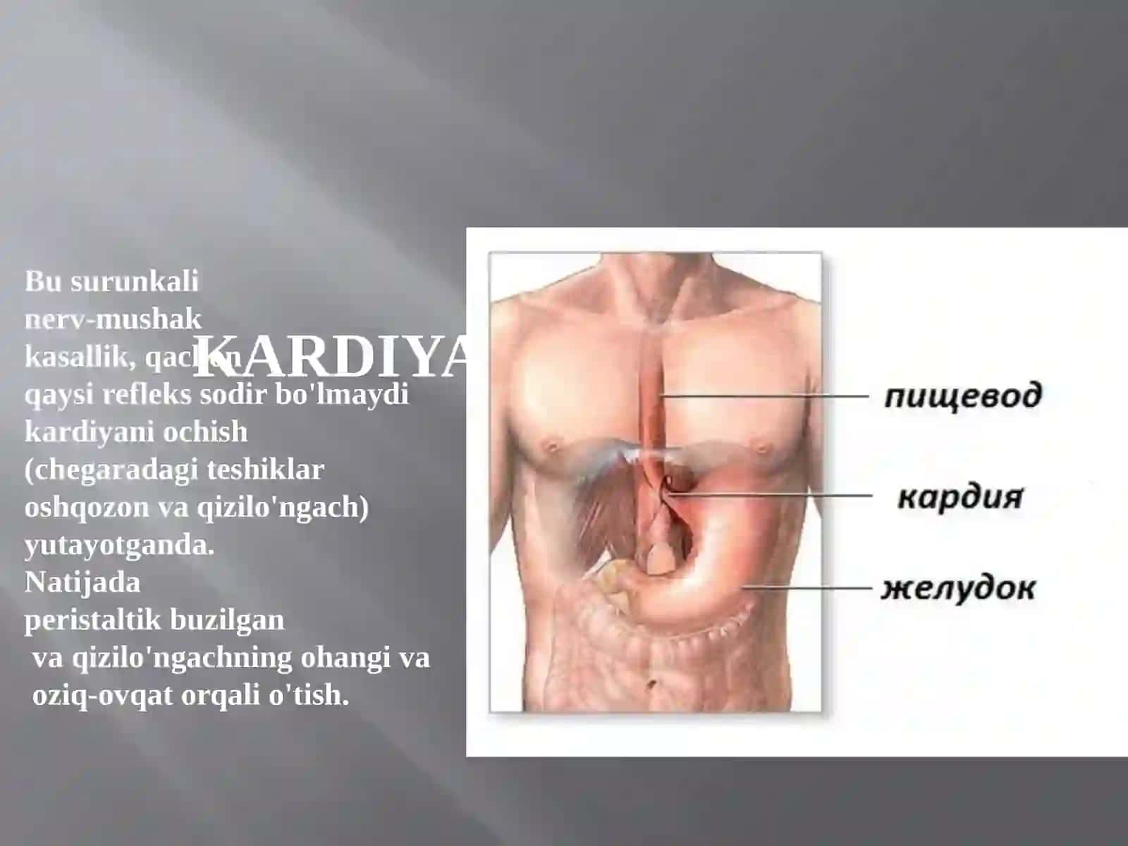Qizilo'ngach kasalliklari 4